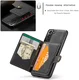 CaseMe JH-01 Samsung Galaxy S22 Hoesje Magnetische Kaarthouder Zwart afbeelding 7