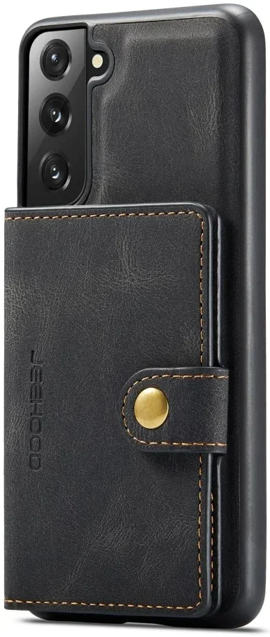 CaseMe JH-01 Samsung S22 Plus Hoesje met Magnetische Kaarthouder Zwart afbeelding 12