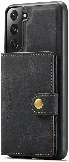 CaseMe JH-01 Samsung S22 Plus Hoesje met Magnetische Kaarthouder Zwart afbeelding 12