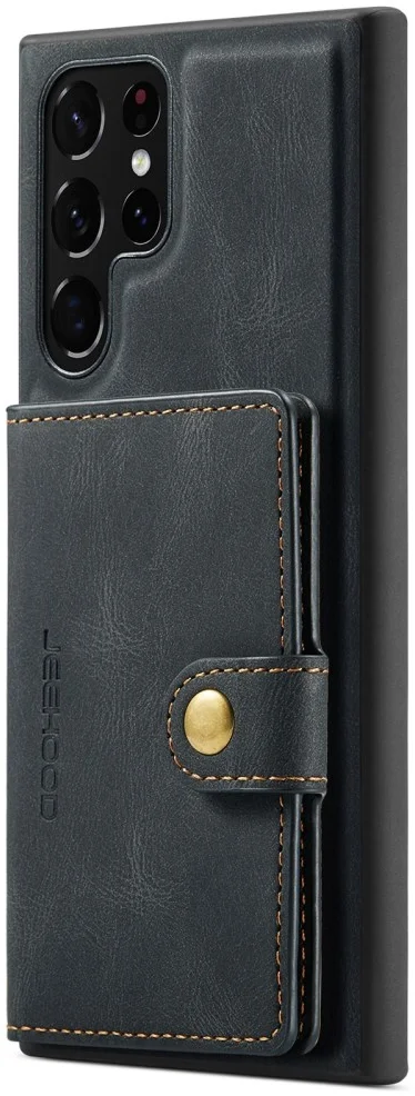 CaseMe JH-01 Samsung S22 Ultra Hoesje Magnetische Kaarthouder Zwart afbeelding 10