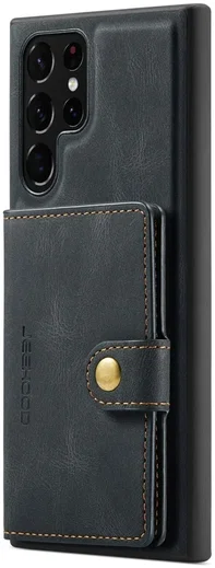 CaseMe JH-01 Samsung S22 Ultra Hoesje Magnetische Kaarthouder Zwart afbeelding 10