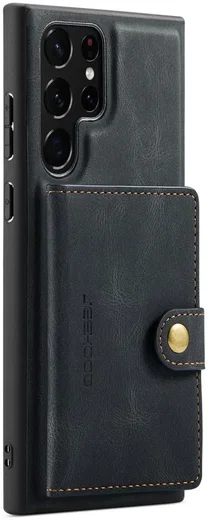 CaseMe JH-01 Samsung S22 Ultra Hoesje Magnetische Kaarthouder Zwart afbeelding 12