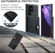 CaseMe JH-01 Samsung S22 Ultra Hoesje Magnetische Kaarthouder Zwart afbeelding 3