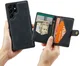 CaseMe JH-01 Samsung S22 Ultra Hoesje Magnetische Kaarthouder Zwart afbeelding 7