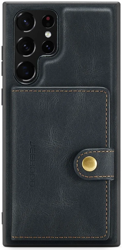 CaseMe JH-01 Samsung S22 Ultra Hoesje Magnetische Kaarthouder Zwart afbeelding 9