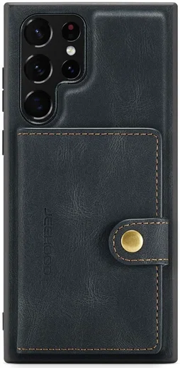 CaseMe JH-01 Samsung S22 Ultra Hoesje Magnetische Kaarthouder Zwart afbeelding 9