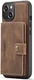 CaseMe JH-01 Apple iPhone 13 Hoesje met Magnetische Kaarthouder Bruin