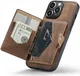 CaseMe JH-01 iPhone 15 Pro Max Hoesje Magnetische Kaarthouder Bruin afbeelding 1