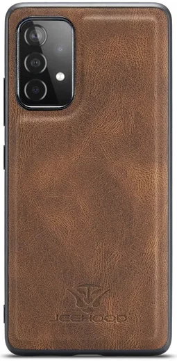 CaseMe JH-01 Samsung Galaxy A33 Hoesje Magnetische Kaarthouder Bruin afbeelding 11