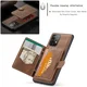 CaseMe JH-01 Samsung Galaxy A33 Hoesje Magnetische Kaarthouder Bruin afbeelding 4
