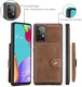 CaseMe JH-01 Samsung Galaxy A33 Hoesje Magnetische Kaarthouder Bruin afbeelding 8
