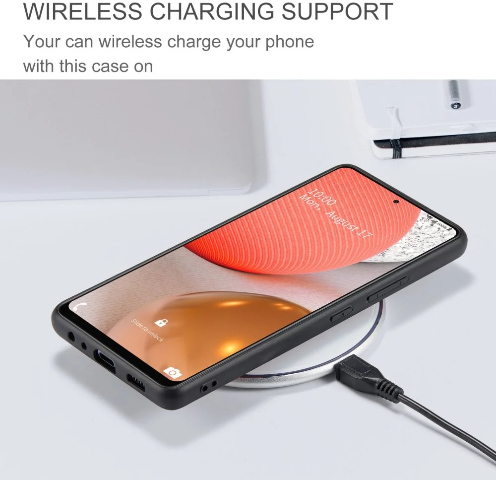 CaseMe JH-01 Samsung Galaxy A33 Hoesje Magnetische Kaarthouder Bruin afbeelding 9