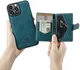 CaseMe JH-01 Apple iPhone 13 Hoesje met Magnetische Kaarthouder Blauw afbeelding 5