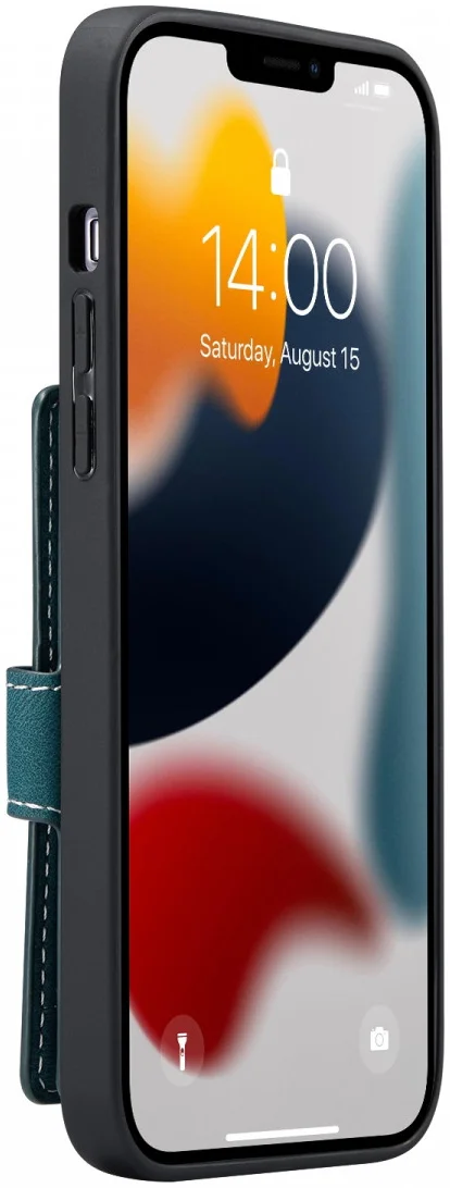 CaseMe JH-01 Apple iPhone 13 Hoesje met Magnetische Kaarthouder Blauw afbeelding 8