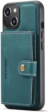 CaseMe JH-01 Apple iPhone 13 Hoesje met Magnetische Kaarthouder Blauw