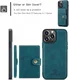 CaseMe JH-01 iPhone 15 Pro Max Hoesje Magnetische Kaarthouder Blauw afbeelding 5