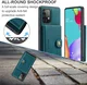 CaseMe JH-01 Samsung Galaxy A32 5G Hoesje Magnetische Pashouder Blauw afbeelding 4