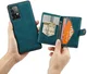 CaseMe JH-01 Samsung Galaxy A32 5G Hoesje Magnetische Pashouder Blauw afbeelding 7