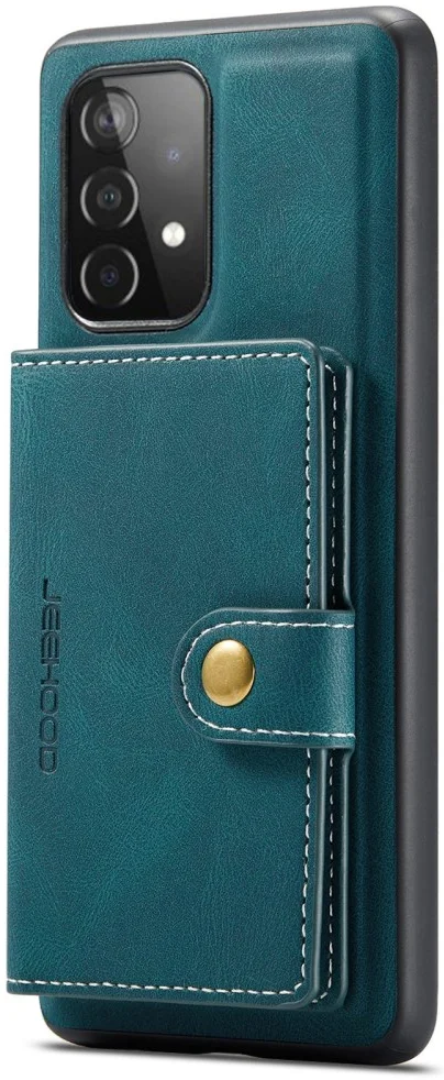 CaseMe JH-01 Samsung Galaxy A32 5G Hoesje Magnetische Pashouder Blauw afbeelding 9