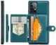 CaseMe JH-01 Samsung Galaxy A34 Hoesje Magnetische Kaarthouder Blauw afbeelding 10