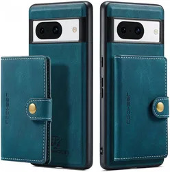 CaseMe JH-01 Google Pixel 8a Hoesje met Magnetische Kaarthouder Blauw afbeelding