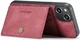 CaseMe JH-01 Apple iPhone 14 Hoesje met Magnetische Kaarthouder Rood afbeelding 5