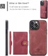 CaseMe JH-01 Apple iPhone 15 Pro Hoesje Magnetische Kaarthouder Rood afbeelding 5