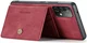 CaseMe JH-01 Samsung Galaxy A32 5G Hoesje Magnetische Pashouder Rood afbeelding 11