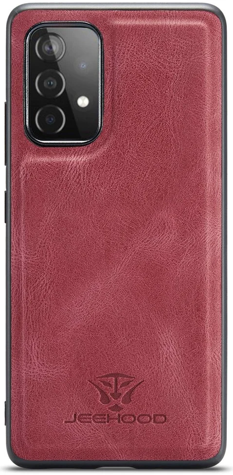CaseMe JH-01 Samsung Galaxy A32 5G Hoesje Magnetische Pashouder Rood afbeelding 8