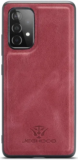 CaseMe JH-01 Samsung Galaxy A32 5G Hoesje Magnetische Pashouder Rood afbeelding 8