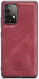 CaseMe JH-01 Samsung Galaxy A33 Hoesje Magnetische Kaarthouder Rood afbeelding 10