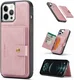 CaseMe JH-01 Apple iPhone 13 Hoesje met Magnetische Kaarthouder Roze afbeelding 4