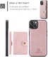 CaseMe JH-01 Apple iPhone 15 Hoesje met Magnetische Kaarthouder Roze afbeelding 6