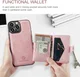 CaseMe JH-01 Apple iPhone 15 Pro Hoesje Magnetische Kaarthouder Roze afbeelding 3