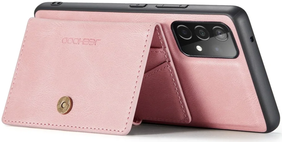 CaseMe JH-01 Samsung Galaxy A32 5G Hoesje Magnetische Pashouder Roze afbeelding 10