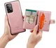 CaseMe JH-01 Samsung Galaxy A32 5G Hoesje Magnetische Pashouder Roze afbeelding 7