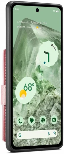 CaseMe JH-01 Google Pixel 8a Hoesje met Magnetische Kaarthouder Roze afbeelding 13