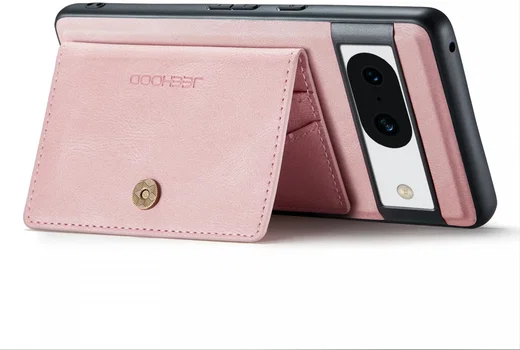 CaseMe JH-01 Google Pixel 8a Hoesje met Magnetische Kaarthouder Roze afbeelding 14