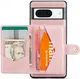 CaseMe JH-01 Google Pixel 8a Hoesje met Magnetische Kaarthouder Roze afbeelding 15