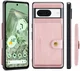 CaseMe JH-01 Google Pixel 8a Hoesje met Magnetische Kaarthouder Roze afbeelding 16