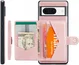 CaseMe JH-01 Google Pixel 8a Hoesje met Magnetische Kaarthouder Roze afbeelding 17