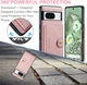 CaseMe JH-01 Google Pixel 8a Hoesje met Magnetische Kaarthouder Roze afbeelding 4