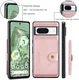 CaseMe JH-01 Google Pixel 8a Hoesje met Magnetische Kaarthouder Roze afbeelding 8