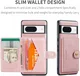 CaseMe JH-01 Google Pixel 8a Hoesje met Magnetische Kaarthouder Roze afbeelding 9