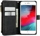 CaseMe C30 iPhone SE (2020 / 2022) Hoesje Pasjeshouder Book Case Zwart afbeelding 2