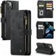 CaseMe C30 Apple iPhone 13 Hoesje Pasjeshouder Book Case Zwart afbeelding 3