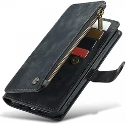 CaseMe C30 Apple iPhone 13 Pro Max Hoesje Pasjeshouder Book Case Zwart afbeelding