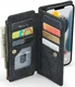 CaseMe C30 Apple iPhone 13 Pro Max Hoesje Pasjeshouder Book Case Zwart afbeelding 2