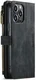 CaseMe C30 Apple iPhone 13 Pro Max Hoesje Pasjeshouder Book Case Zwart afbeelding 6