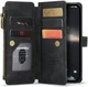 CaseMe C30 Apple iPhone 14 Hoesje Pasjeshouder Book Case Zwart